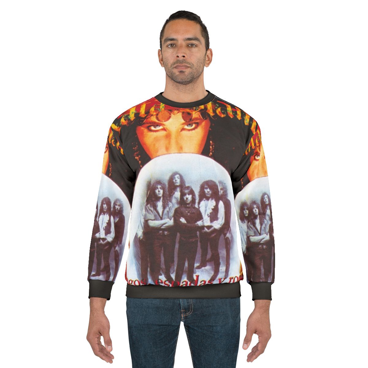 Rata Blanca Heavy Metal Band 1990 Album "Magos Espadas Y Rosas" Sweatshirt