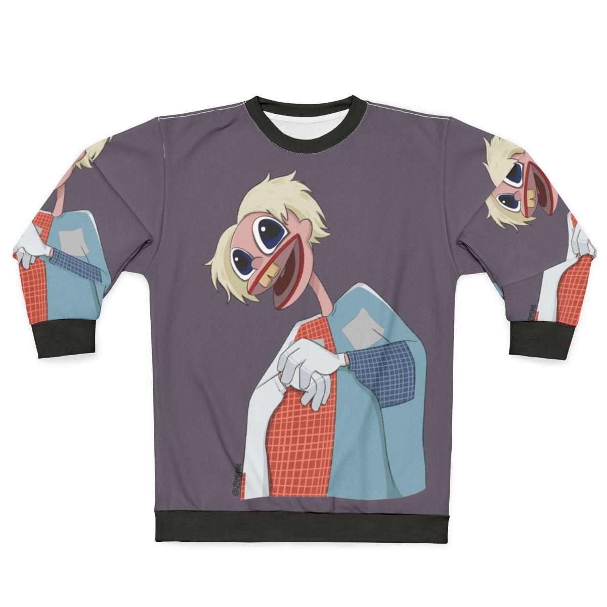 Creepy "Ratafak Plachta" fan art sweatshirt