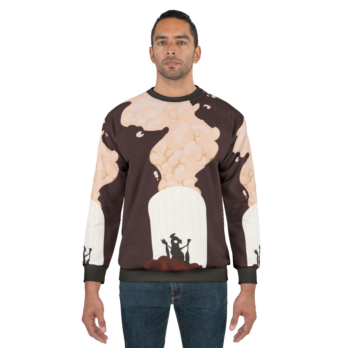 Ratatouille fanart poster design on a cozy sweatshirt