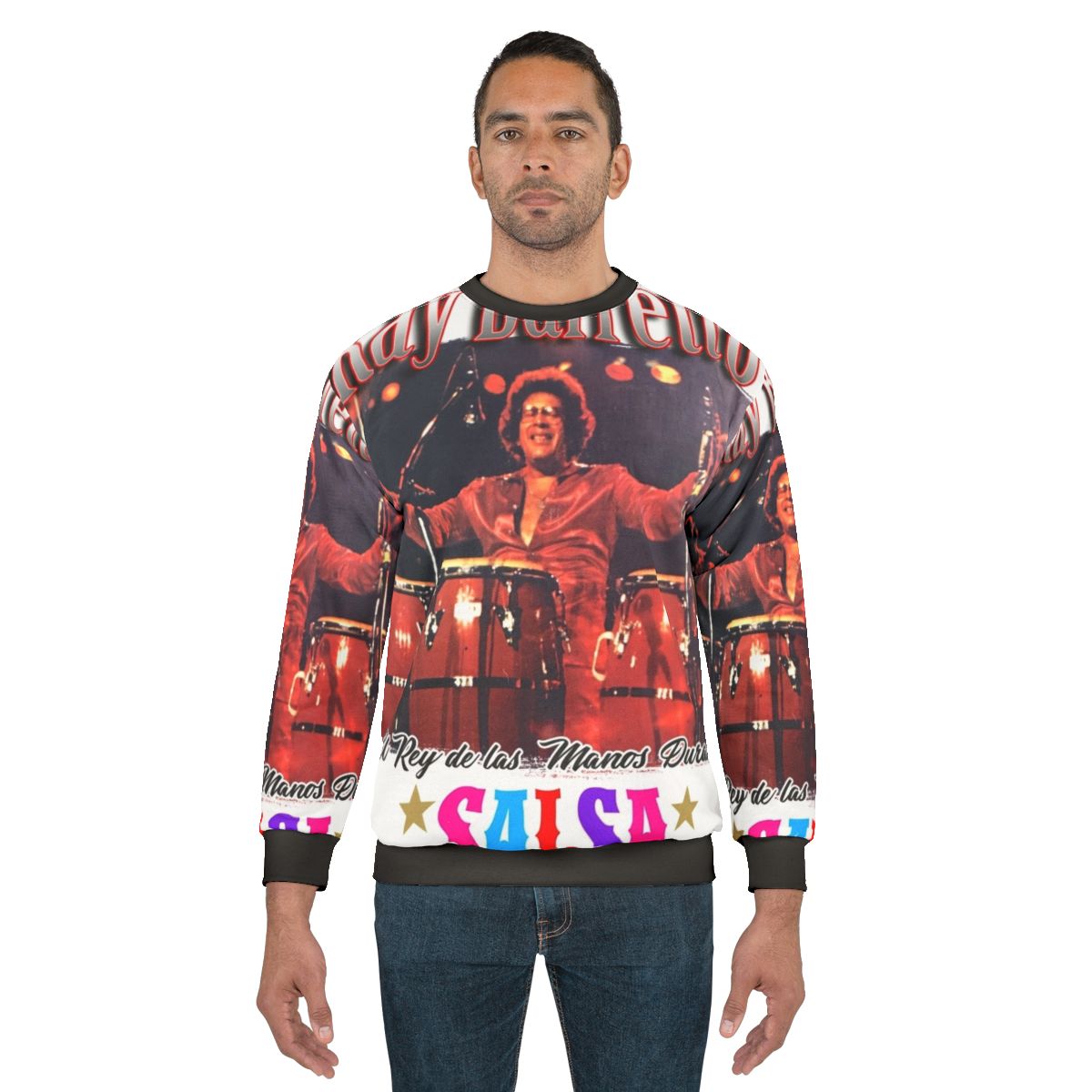 Ray Barretto El Rey De Las Manos Duras Latin Salsa Sweatshirt
