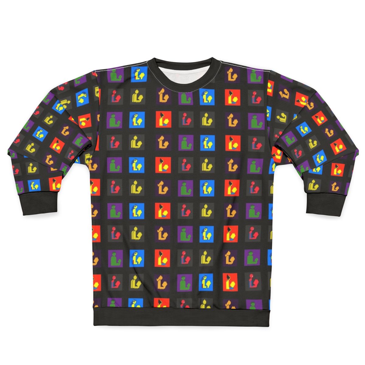 Readers Assemble Vol 2 Superhero Sweatshirt with Minimalist Pop Art Design