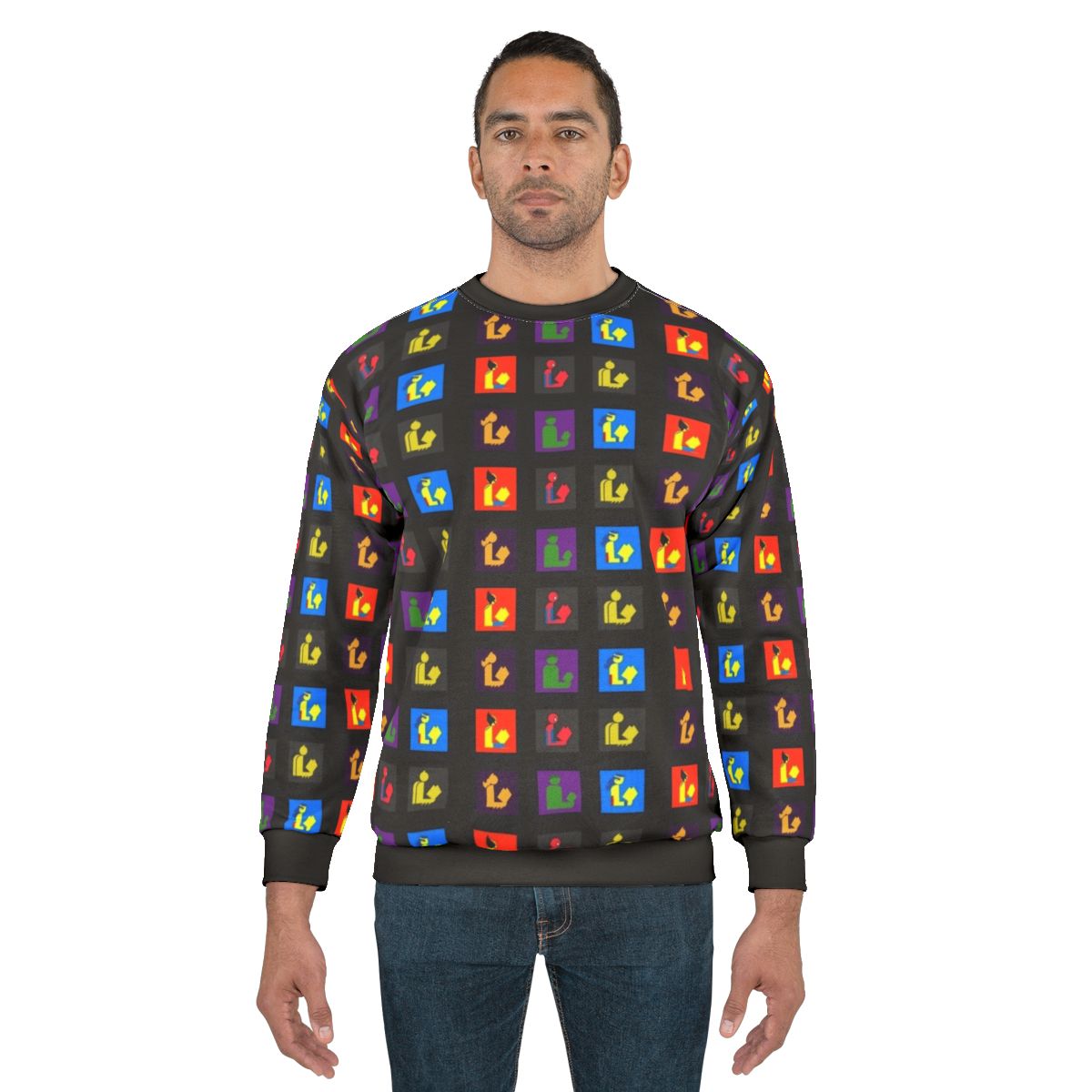 Readers Assemble Vol 2 Superhero Sweatshirt with Minimalist Pop Art Design
