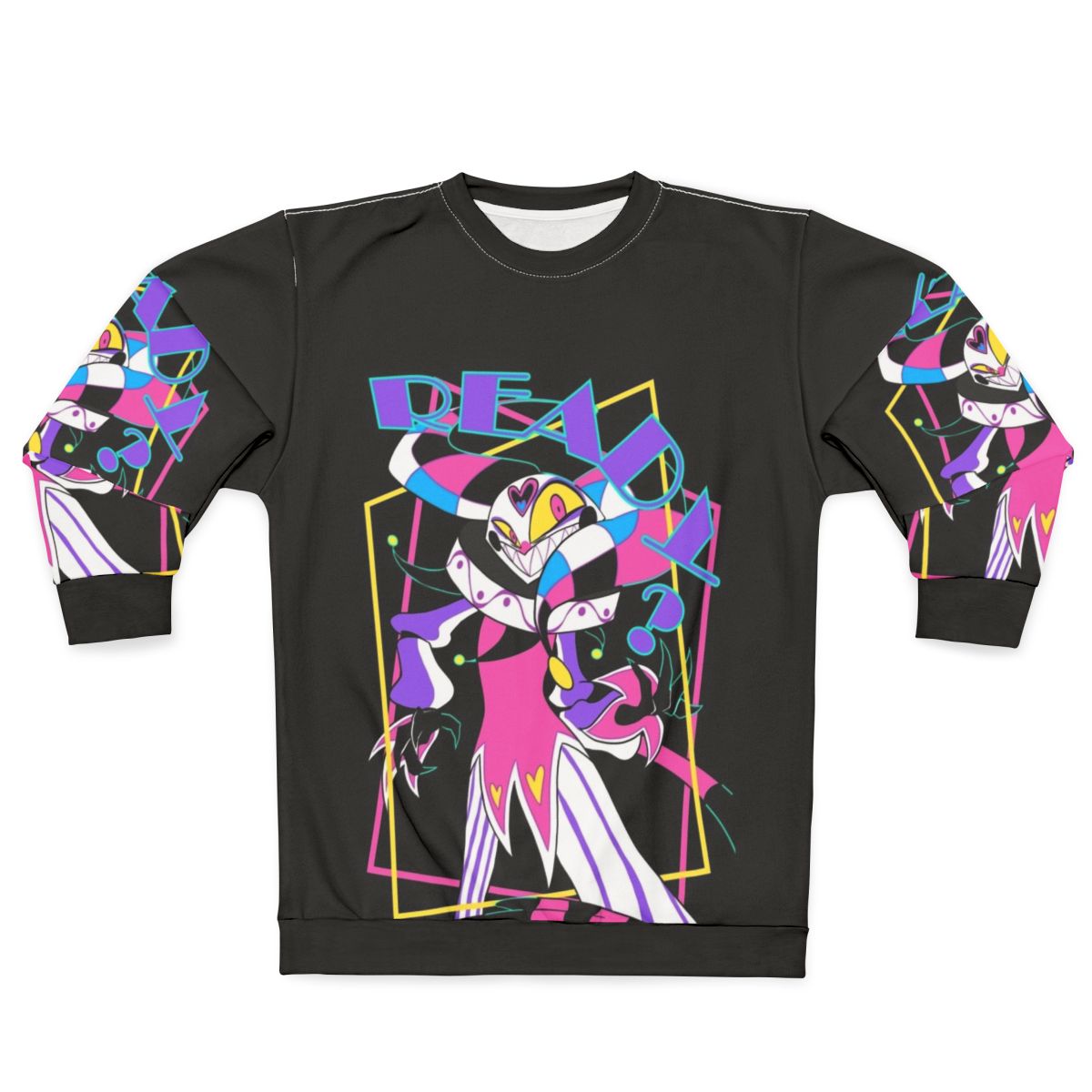 "Ready for a Good Time" Helluva Boss Fizzarolli Themed Sweatshirt