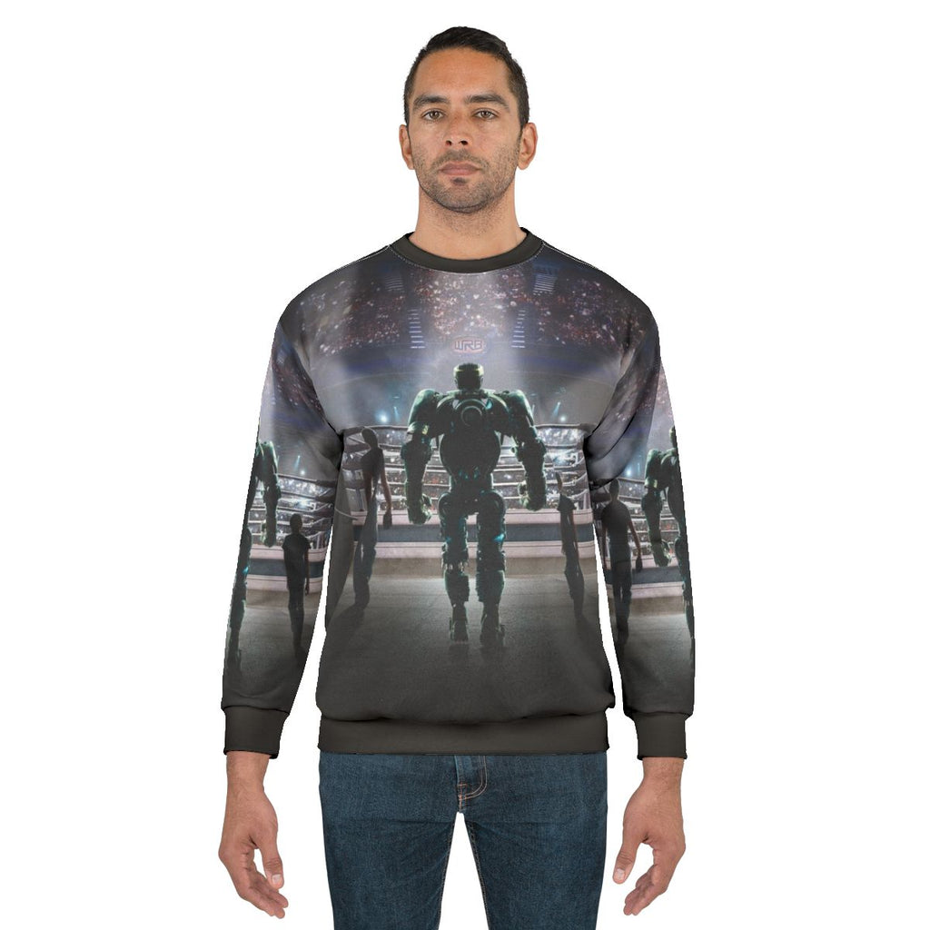 Real Steel Movie Graphic Print Sweatshirt