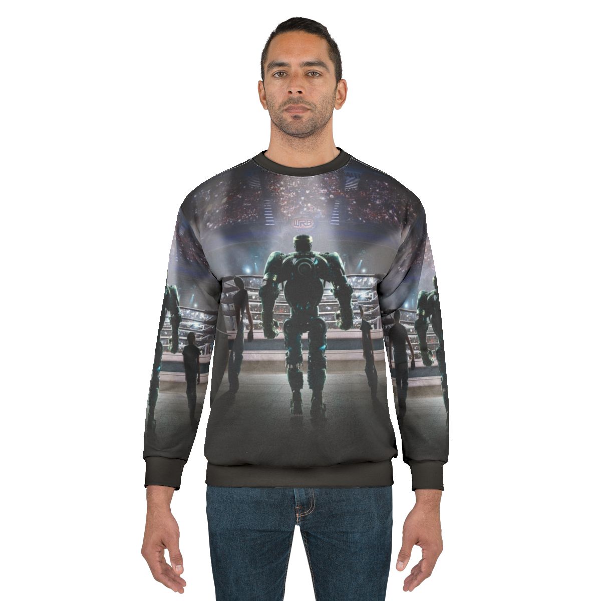 Real Steel Movie Graphic Print Sweatshirt