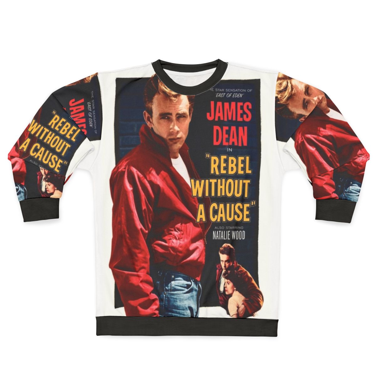 Rebel sweatshirt with vintage film and movie inspired design