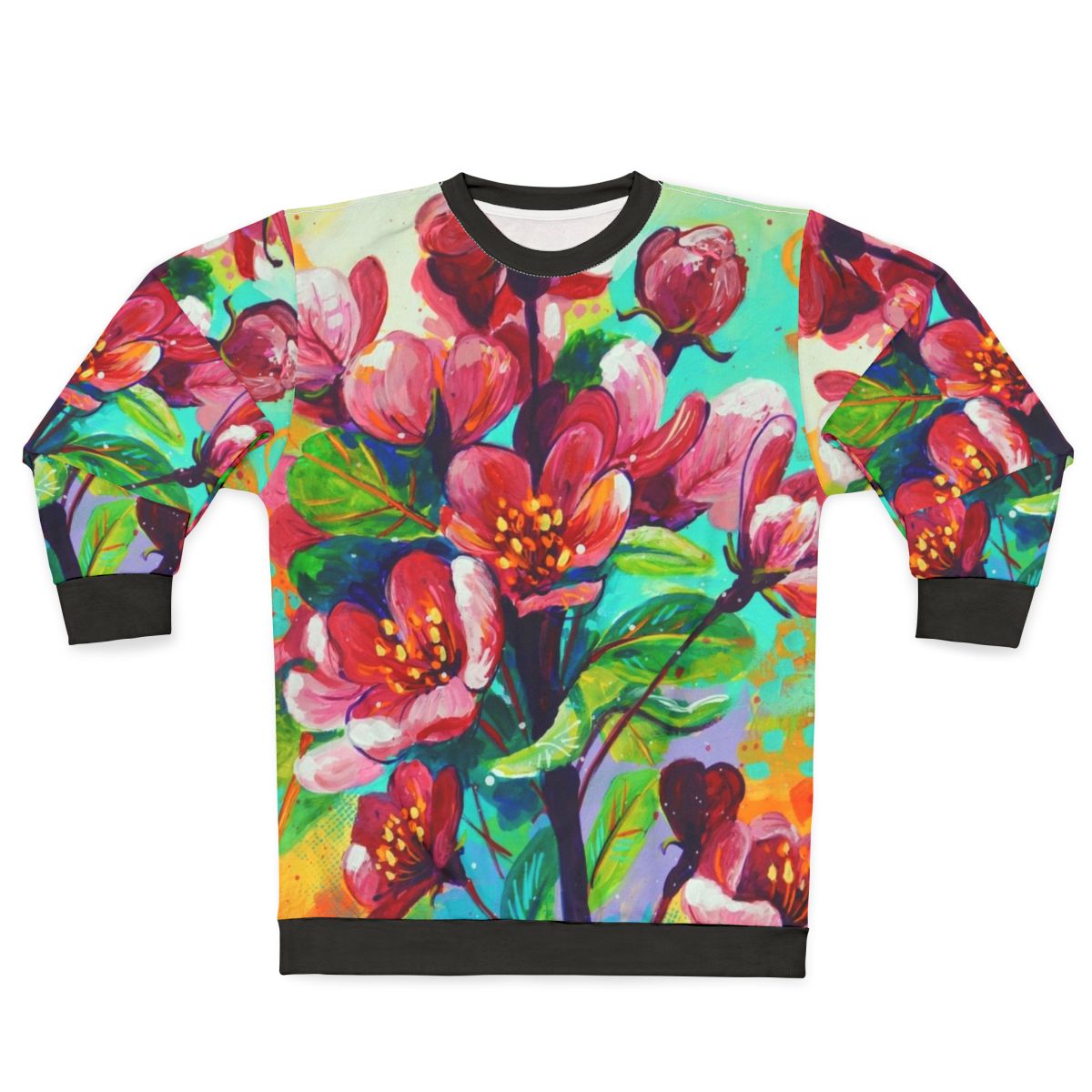 Red Apple Blossom Sweatshirt