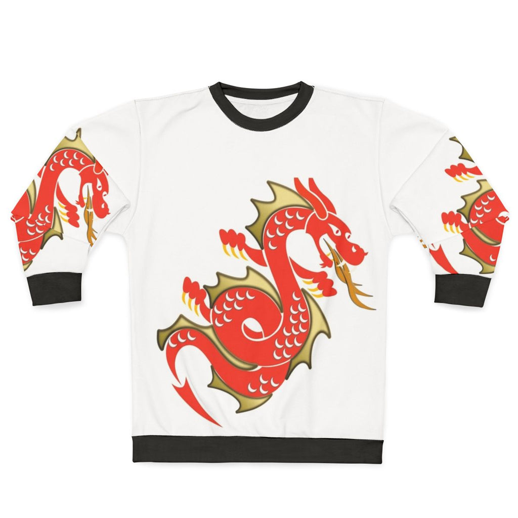 Legendary creature dragon sweatshirt featuring a mystical and magical design