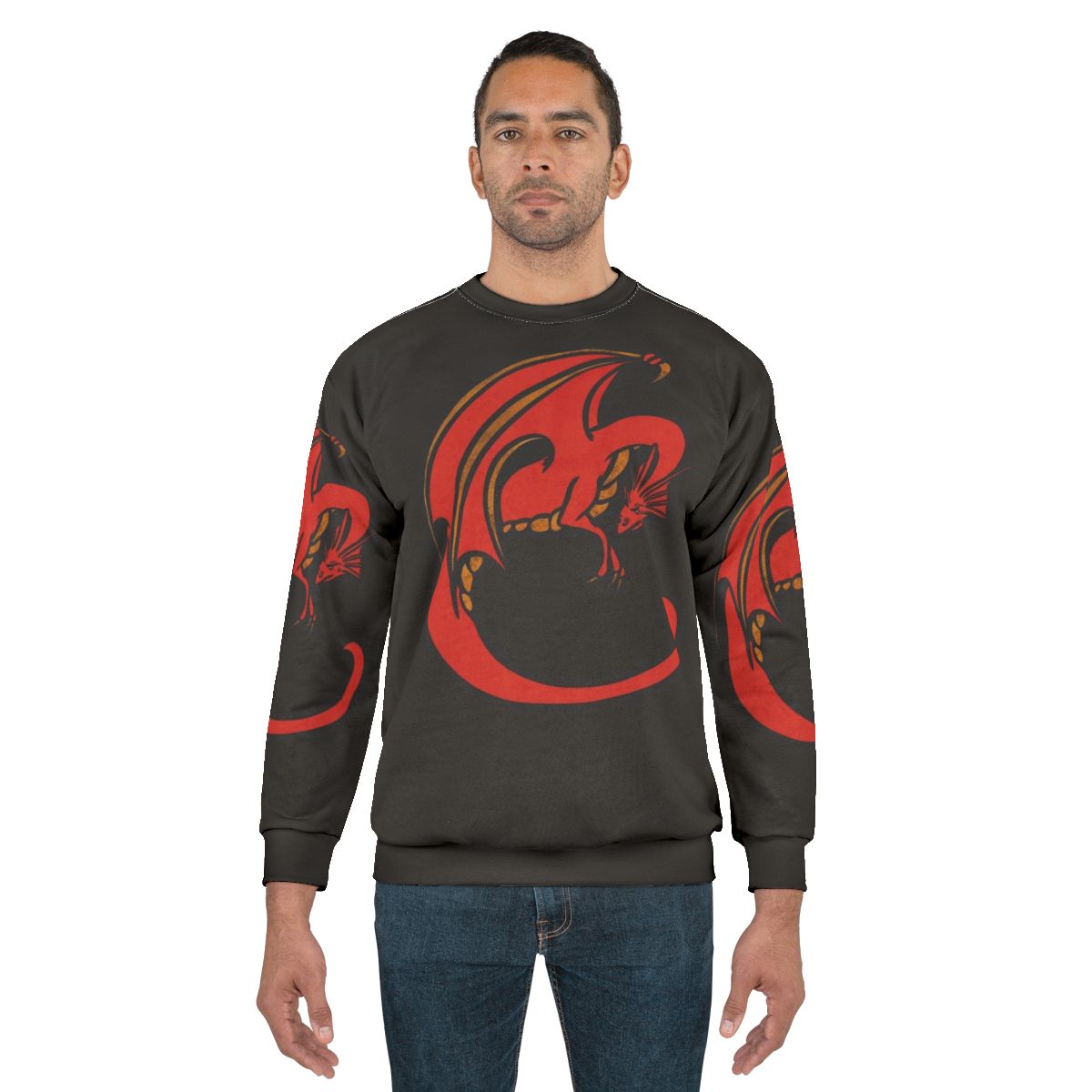 Red Dragon Graphic Sweatshirt