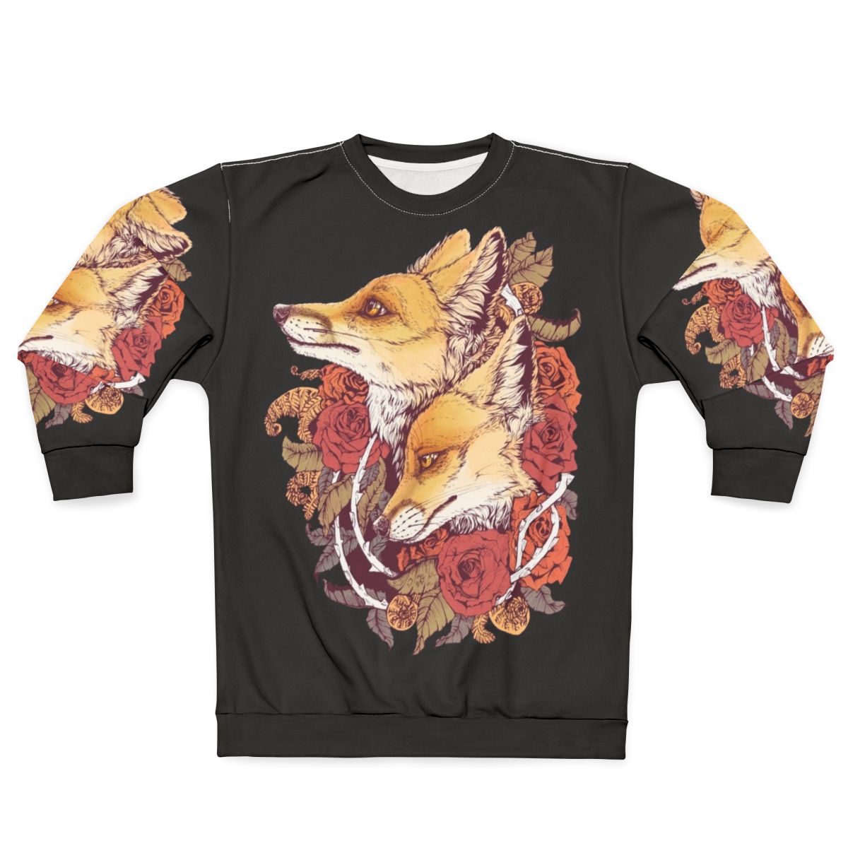 Red Fox Bloom Sweatshirt
