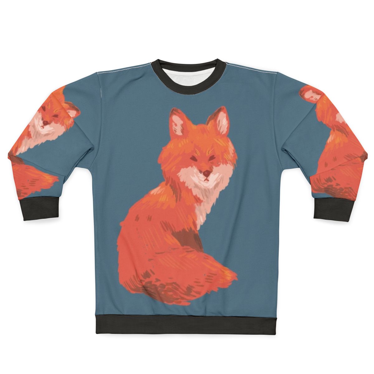 Red Fox Painted Sweatshirt