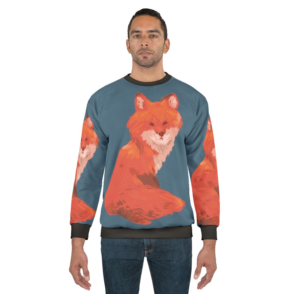 Red Fox Painted Sweatshirt