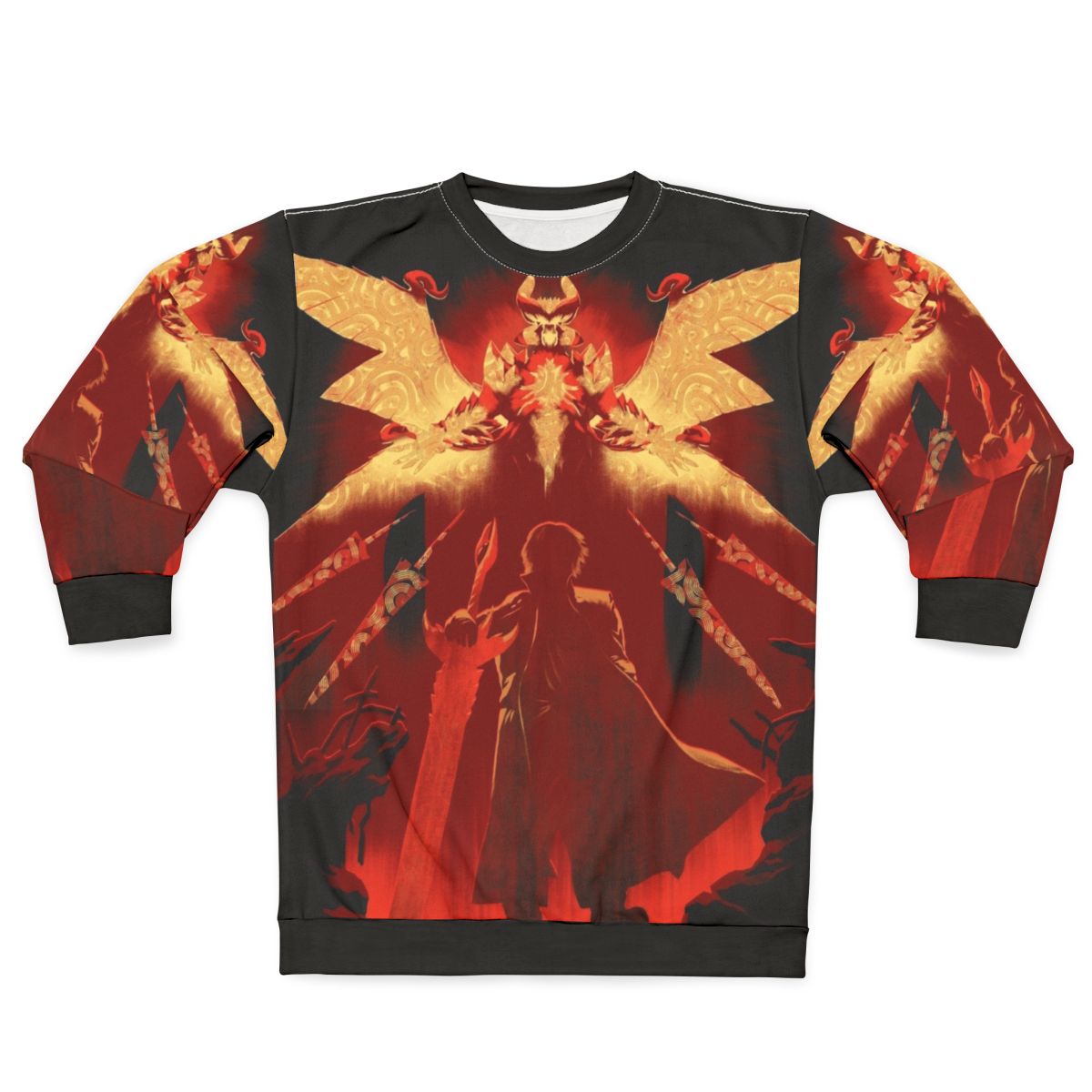 Red Hunter Sweatshirt featuring Devil May Cry design