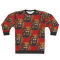 Igbo Culture Lion Head Graphic Sweatshirt