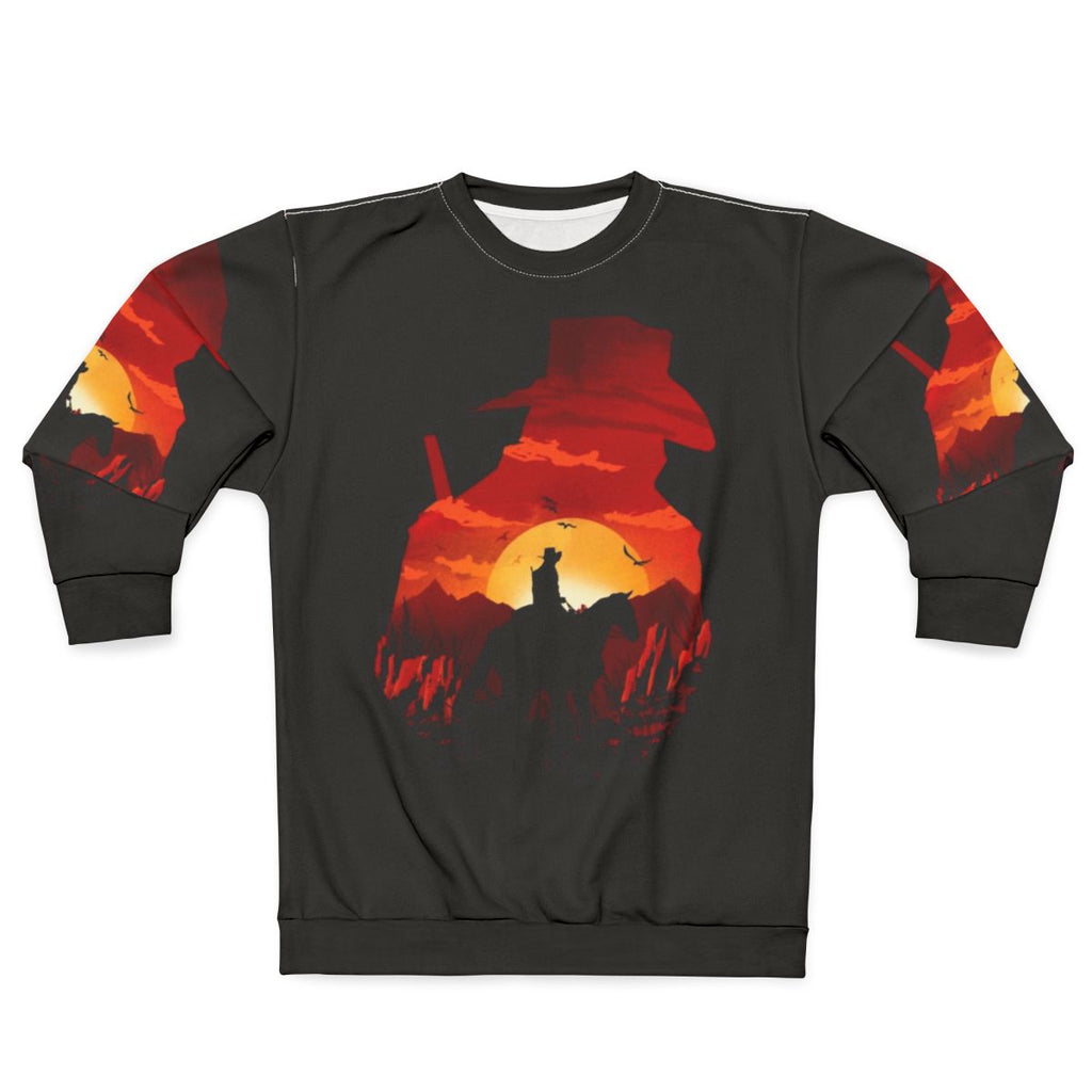 Red Logo Sweatshirt - Video Game Inspired Graphic Hoodie