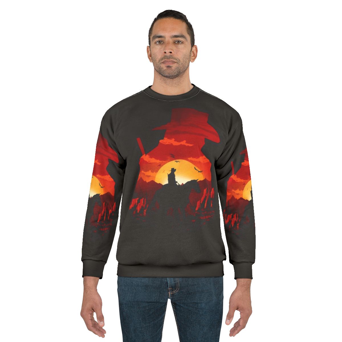 Red Logo Sweatshirt - Video Game Inspired Graphic Hoodie