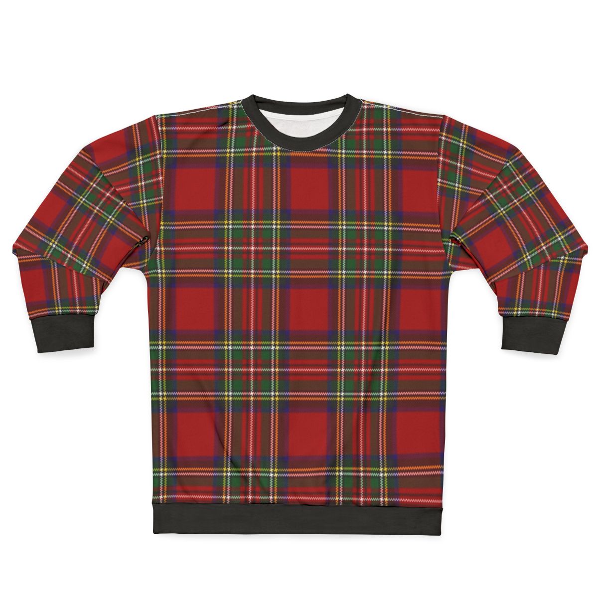 Red tartan Stewart clan sweatshirt