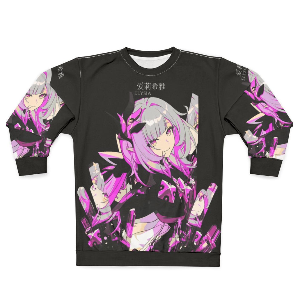 Reflection Crystal Sweatshirt with Fantasy Anime Manga Game Inspired Design