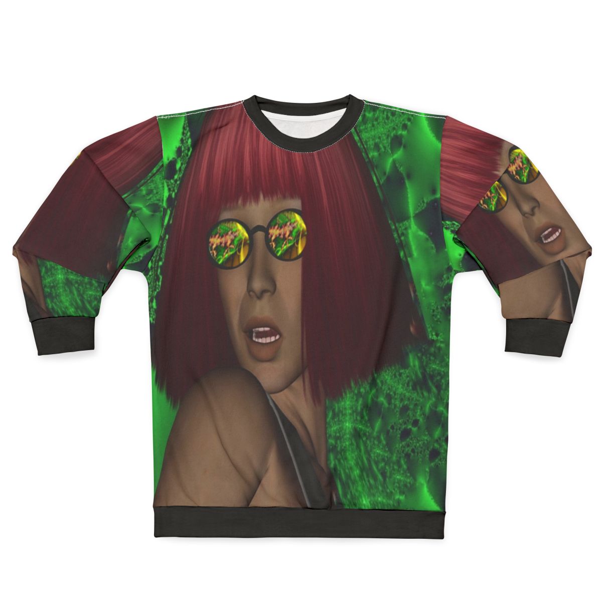 Reflection Sweatshirt featuring abstract nature-inspired design