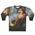 Relaxing furry anthro canine fantasy sweatshirt