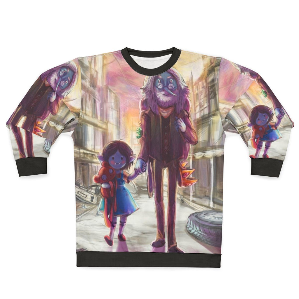 Remember Sweatshirt featuring Adventure Time fanart of Marceline and Simon