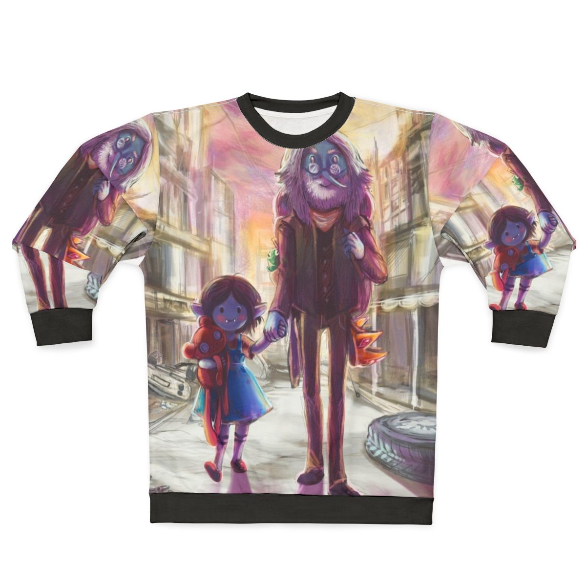Remember Sweatshirt featuring Adventure Time fanart of Marceline and Simon