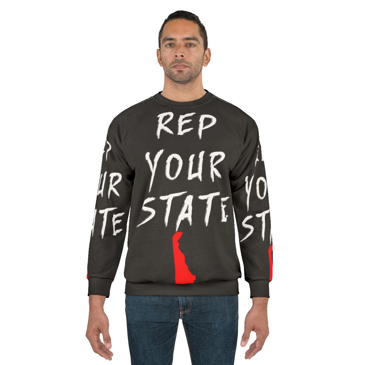 Delaware Sweatshirt with State Pride Design