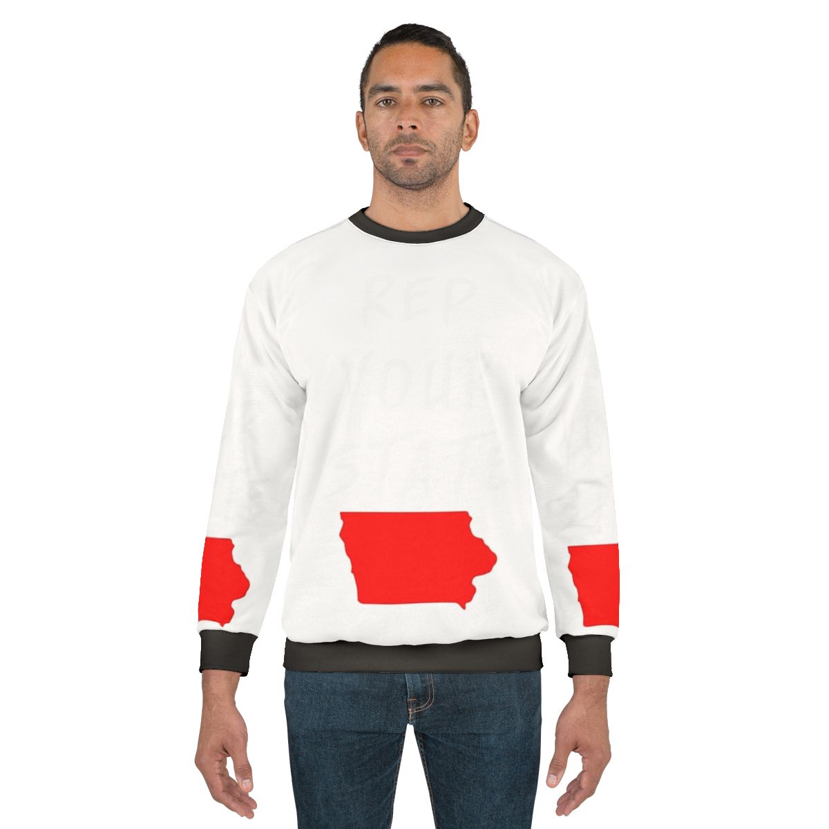 Iowa state pride sweatshirt with graphic design