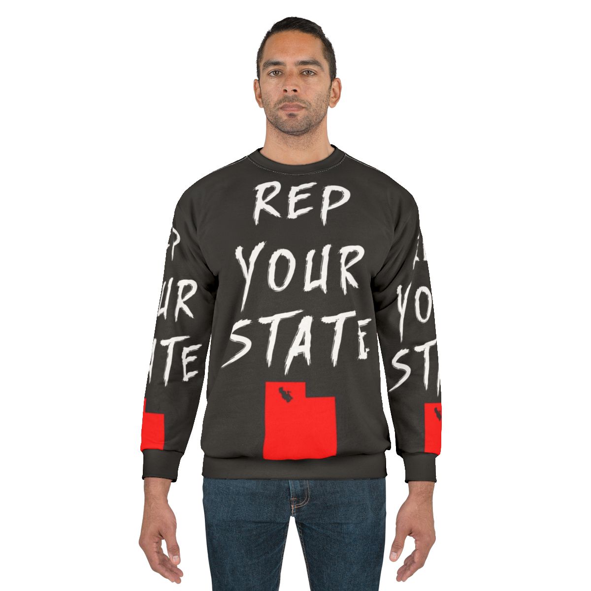 Utah state pride sweatshirt with university logo