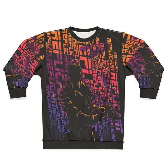Replicant City Cyberpunk Sweatshirt - Blade Runner Inspired Apparel