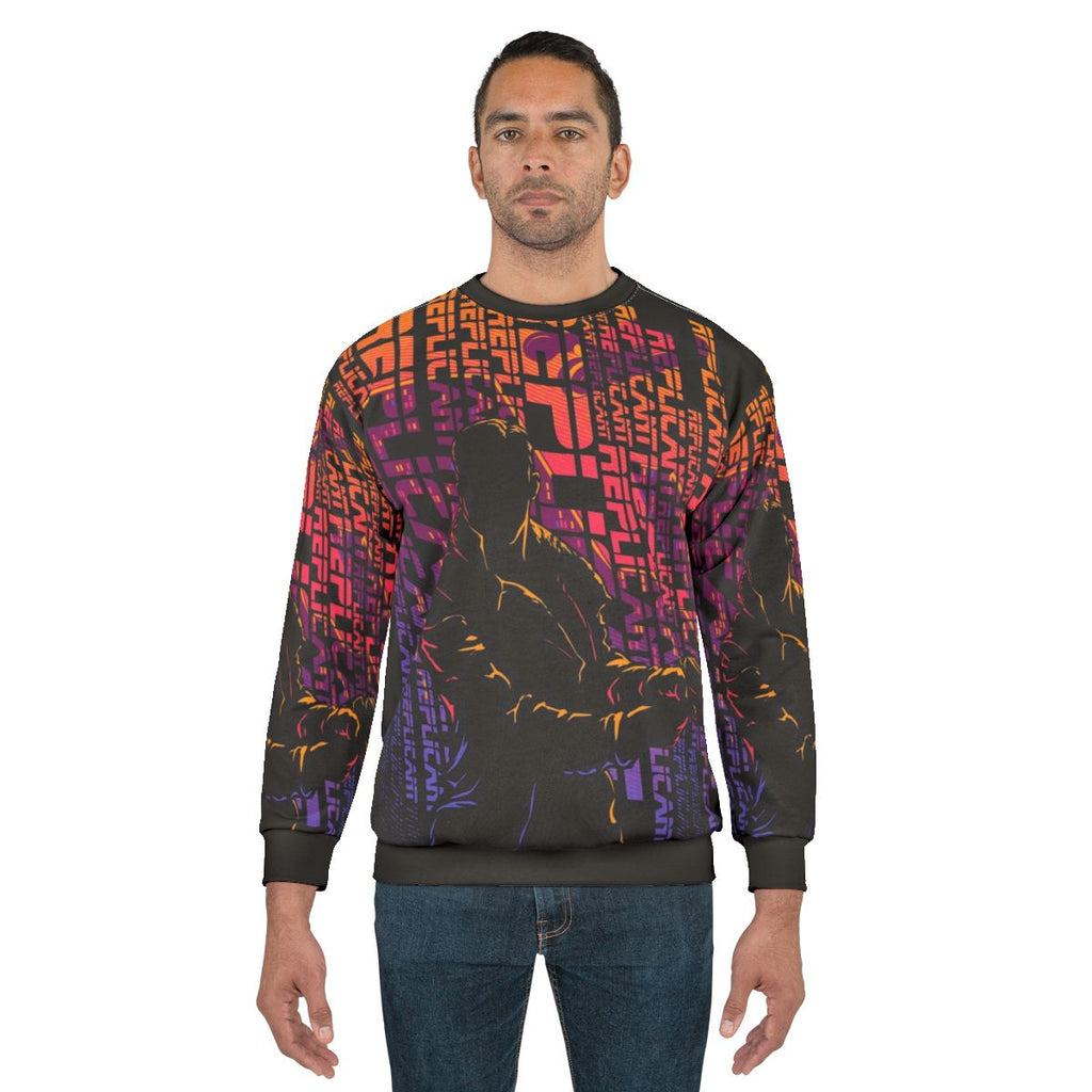Replicant City Cyberpunk Sweatshirt - Blade Runner Inspired Apparel
