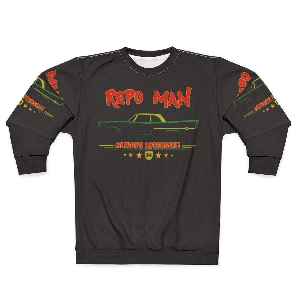 Repo Man Cult Movie Retro Distressed Sweatshirt