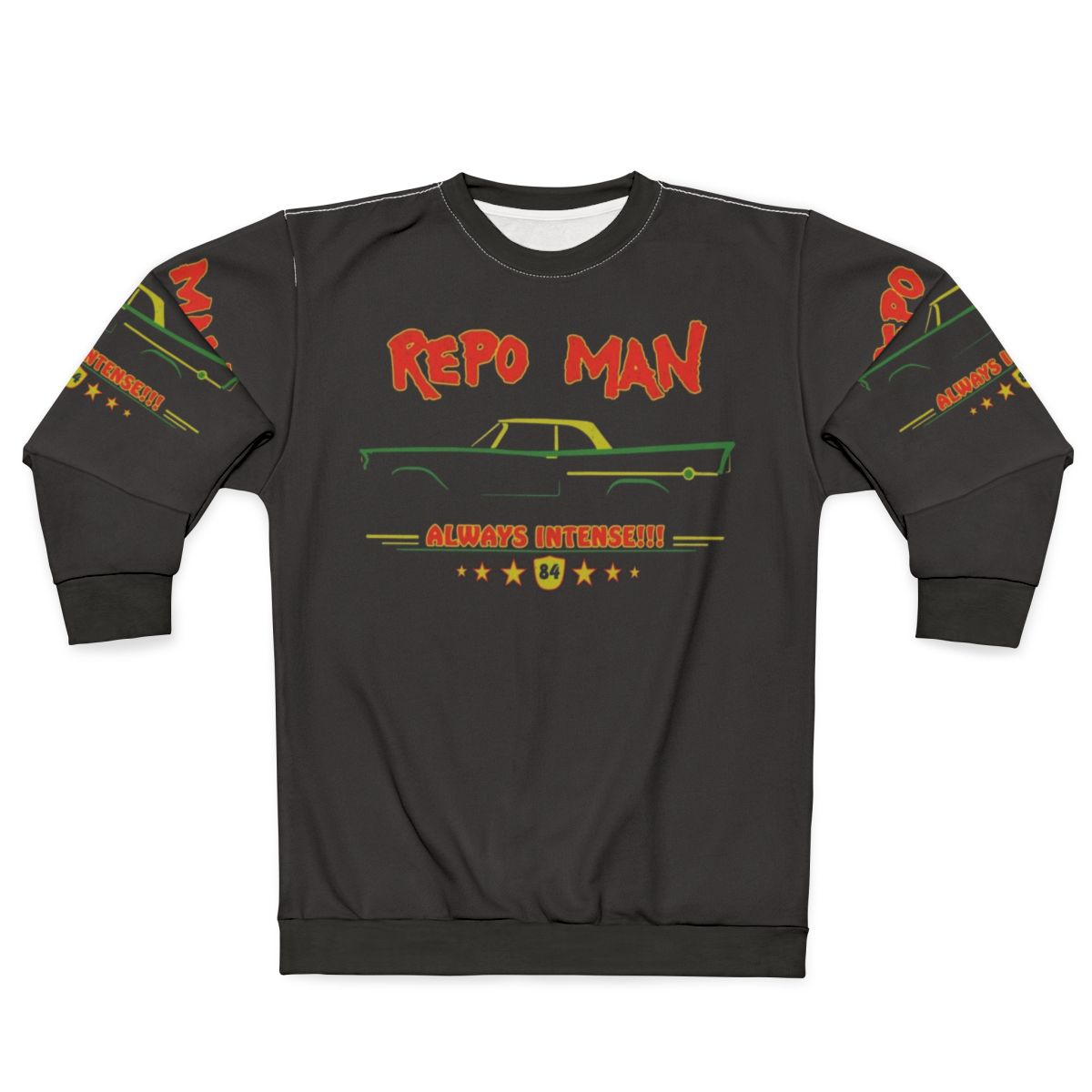 Repo Man Cult Movie Retro Distressed Sweatshirt