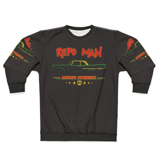 Repo Man Cult Movie Retro Distressed Sweatshirt