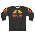 Retro Bigfoot Silhouette Sunset Vintage Sweatshirt