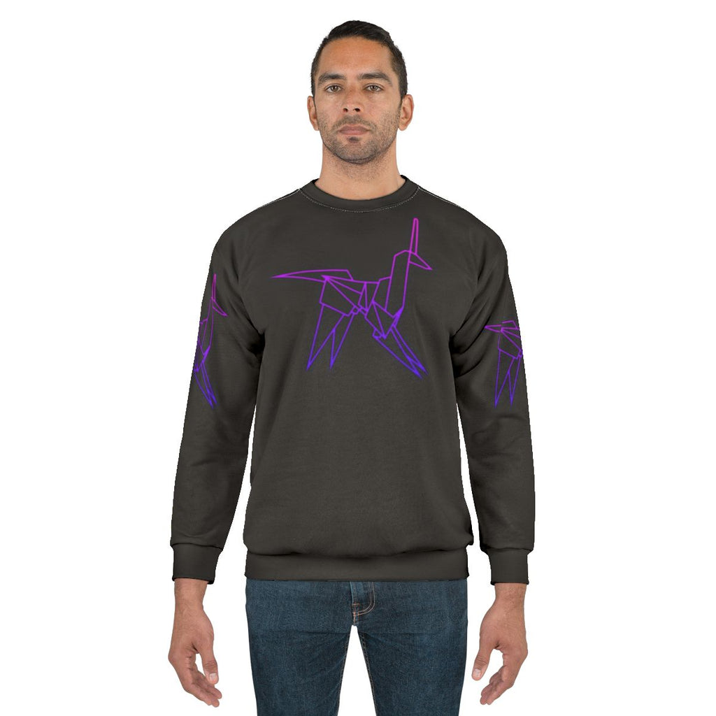 Blade Runner retro origami unicorn sweatshirt