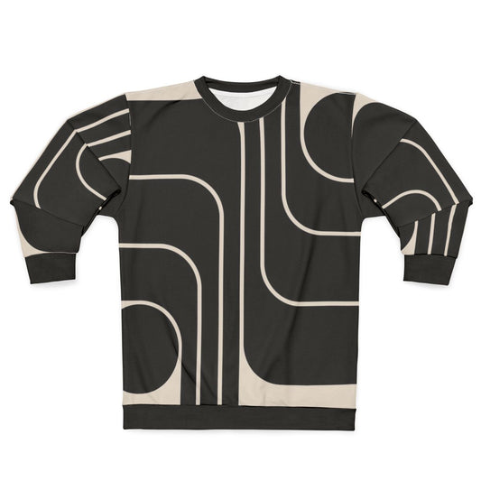 Retro geometric design 653 sweatshirt