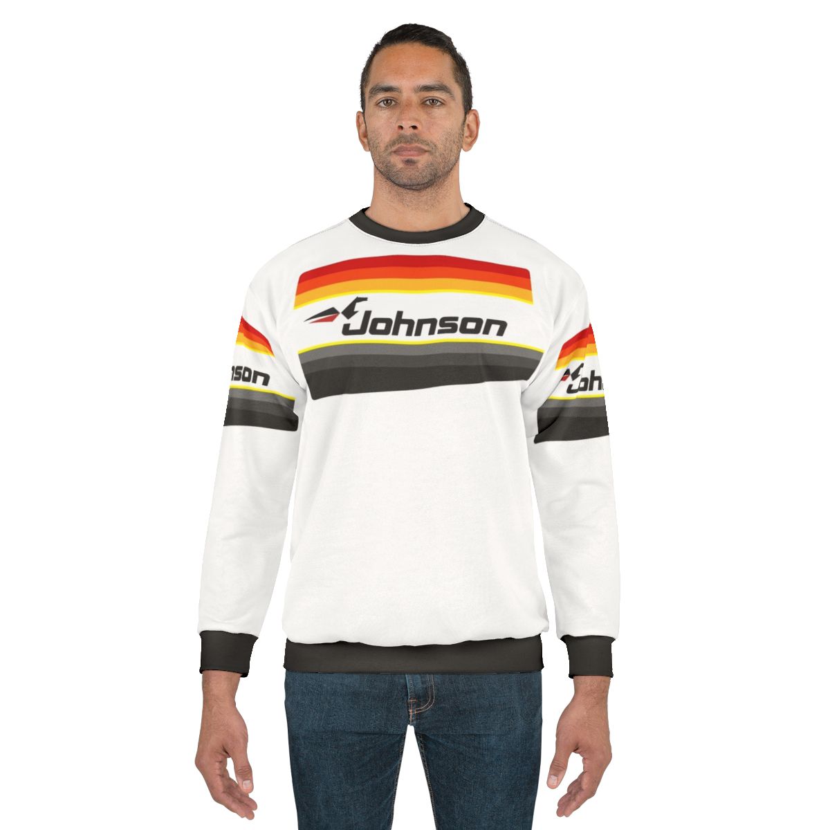 Retro Johnson Outboards Sweatshirt - Vintage Marine Engine Apparel