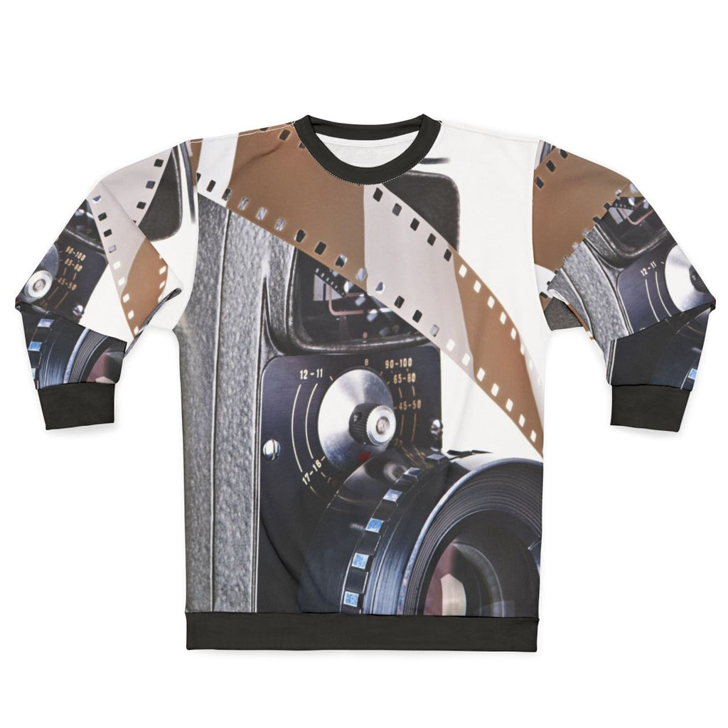 Retro Mechanical Movie Camera Film Sweatshirt