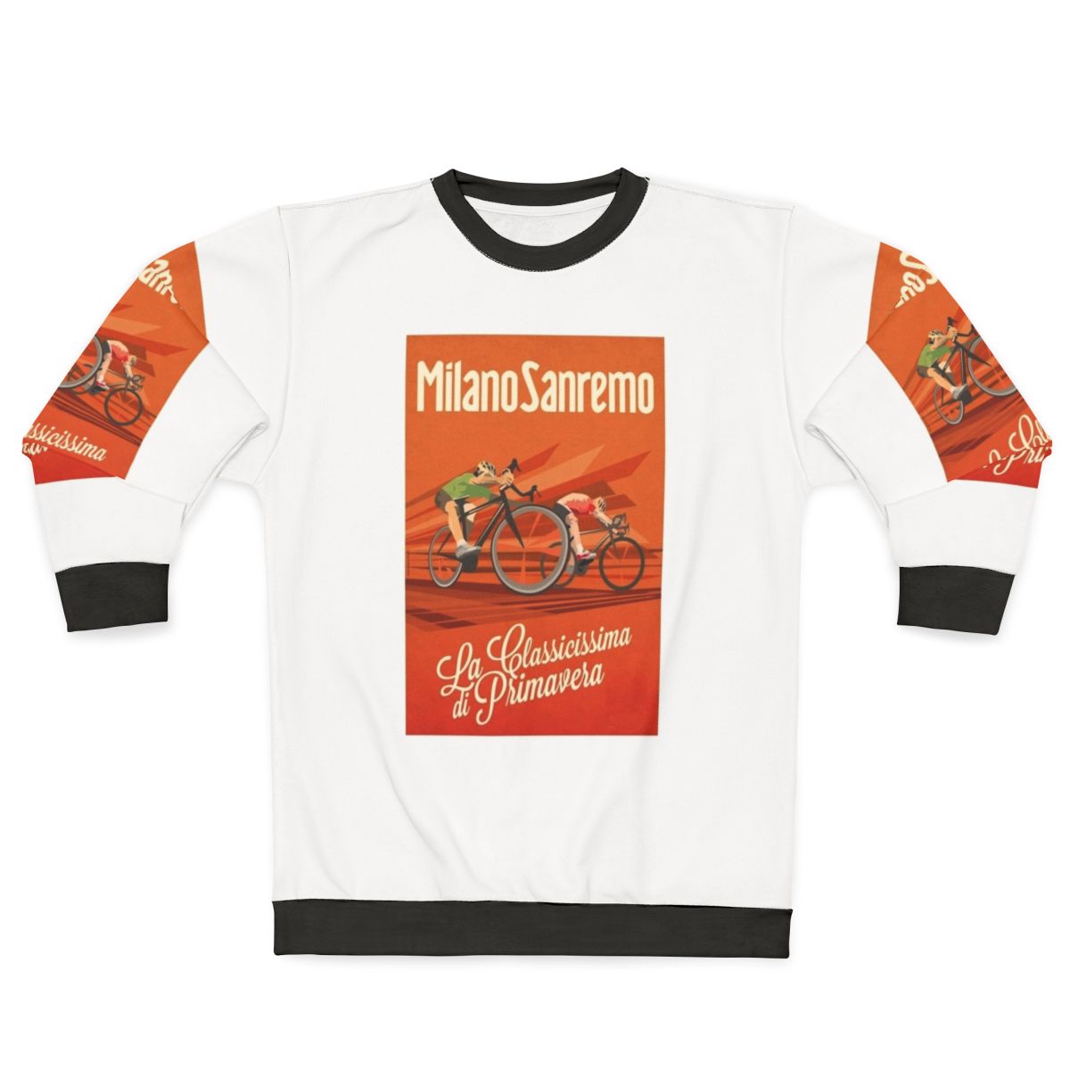 Retro Milan San Remo Cycling Sweatshirt