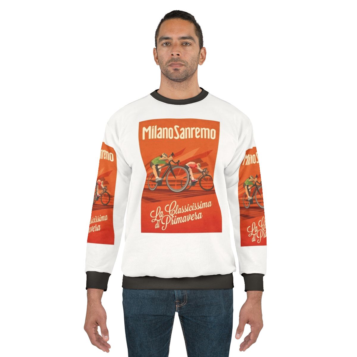 Retro Milan San Remo Cycling Sweatshirt