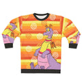 Retro Orange Stripe Figment Sweatshirt