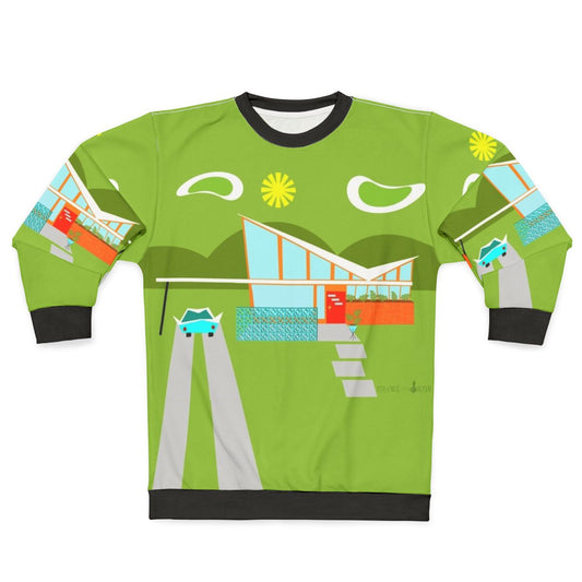 Retro Palm Springs House Sweatshirt