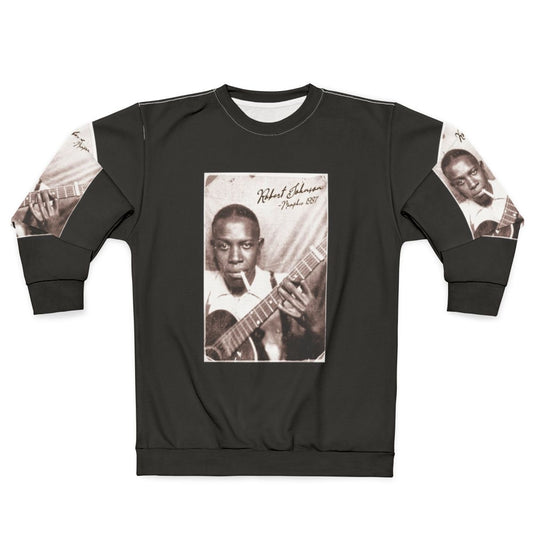 Retro Robert Johnson Blues Music Sweatshirt