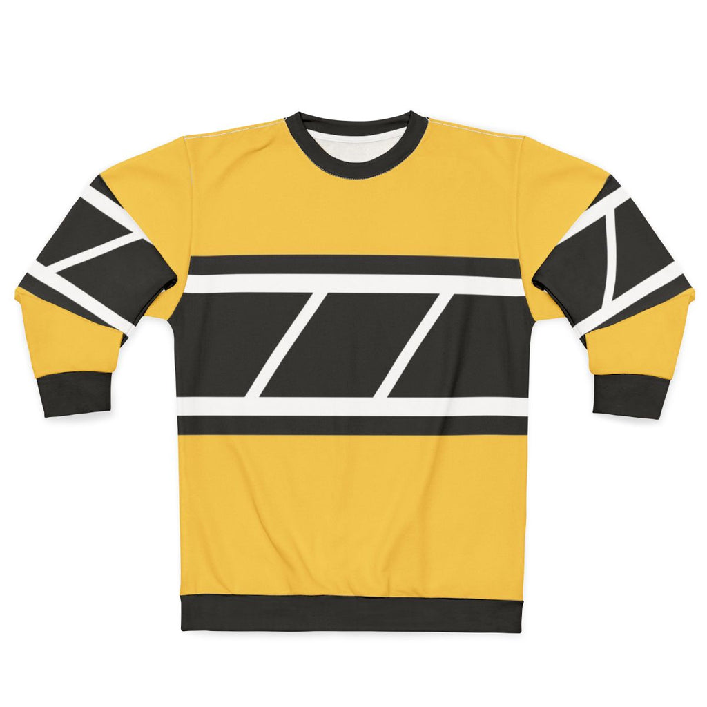 Retro speedblock yellow yamaha motorcycle sweatshirt