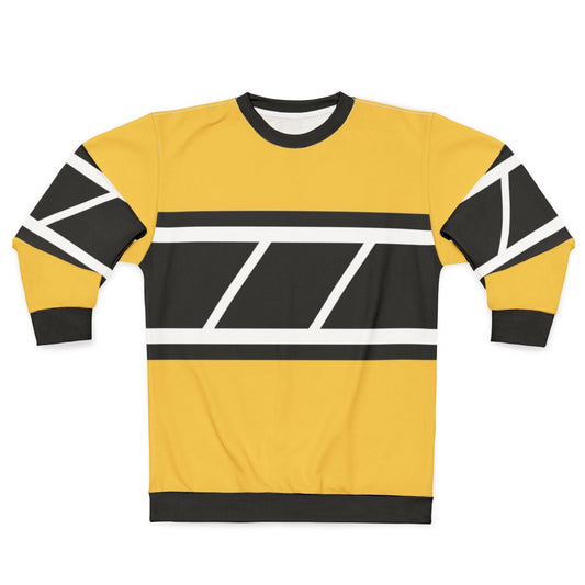 Retro speedblock yellow yamaha motorcycle sweatshirt