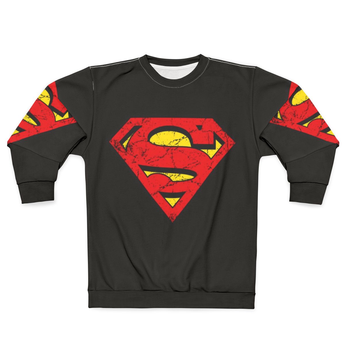 Retro Superhero Logo Vintage Sweatshirt