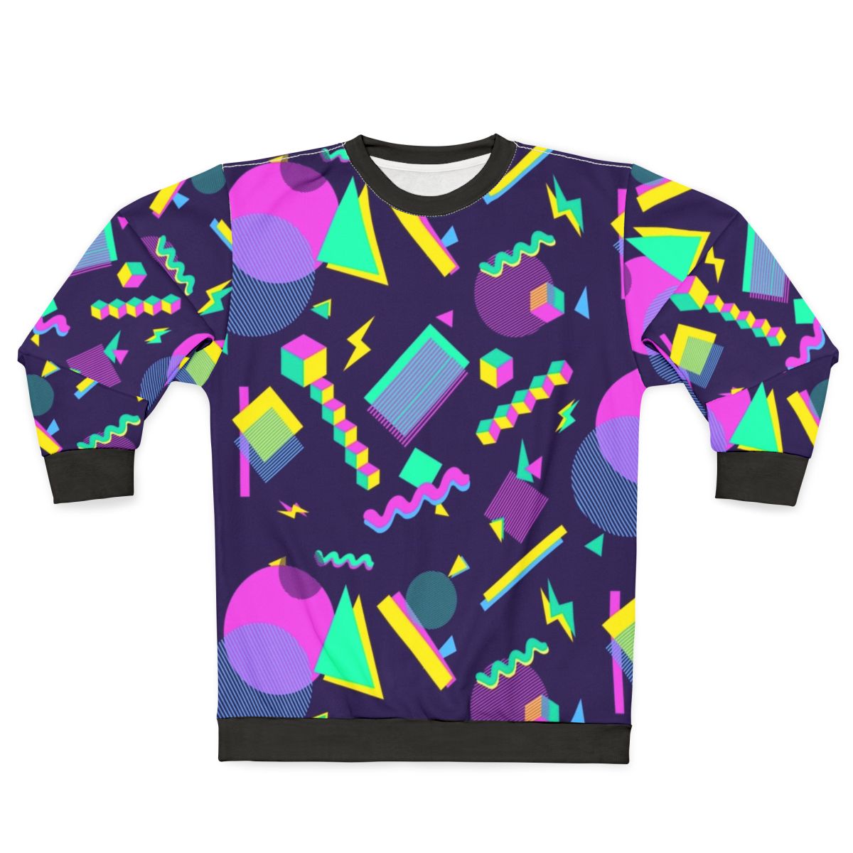 Retro 80s bowling alley vaporwave inspired sweatshirt