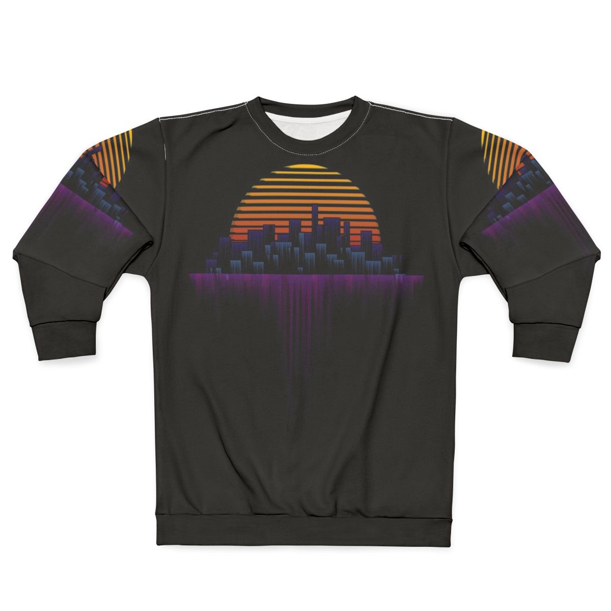 Retro Soundwave Chill-Hop Sweatshirt
