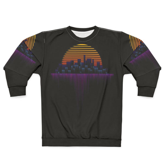 Retro Soundwave Chill-Hop Sweatshirt